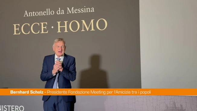 Meeting Rimini, Scholz "Grati per l'esposizione dell'Ecce Homo"