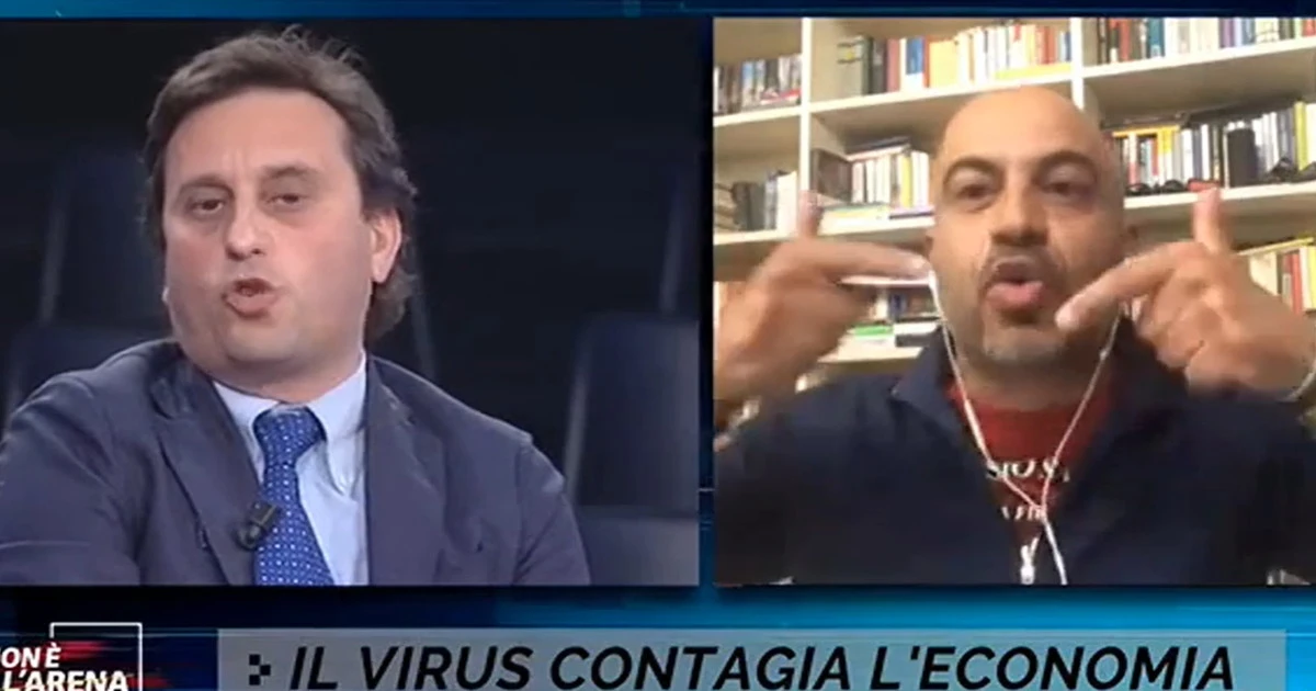 Non è l'Arena, Paragone contro Parenzo in diretta: "Non me ne frega un caz*** di quello che dici"