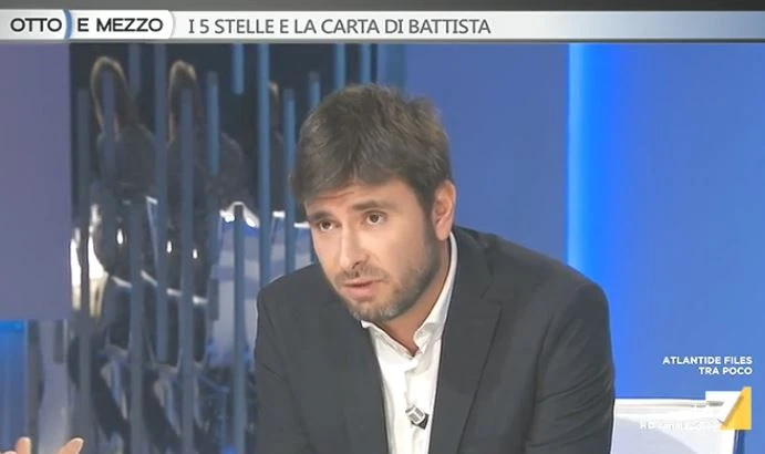 Alessandro Di Battista a Otto e mezzo: "Se si tornasse al voto mi ricandiderei al 100 per cento"