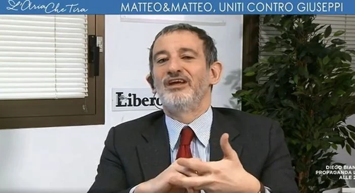 Pietro Senaldi a L'Aria che tira: "Qual è il vero problema di Renzi? L'affidabilità"