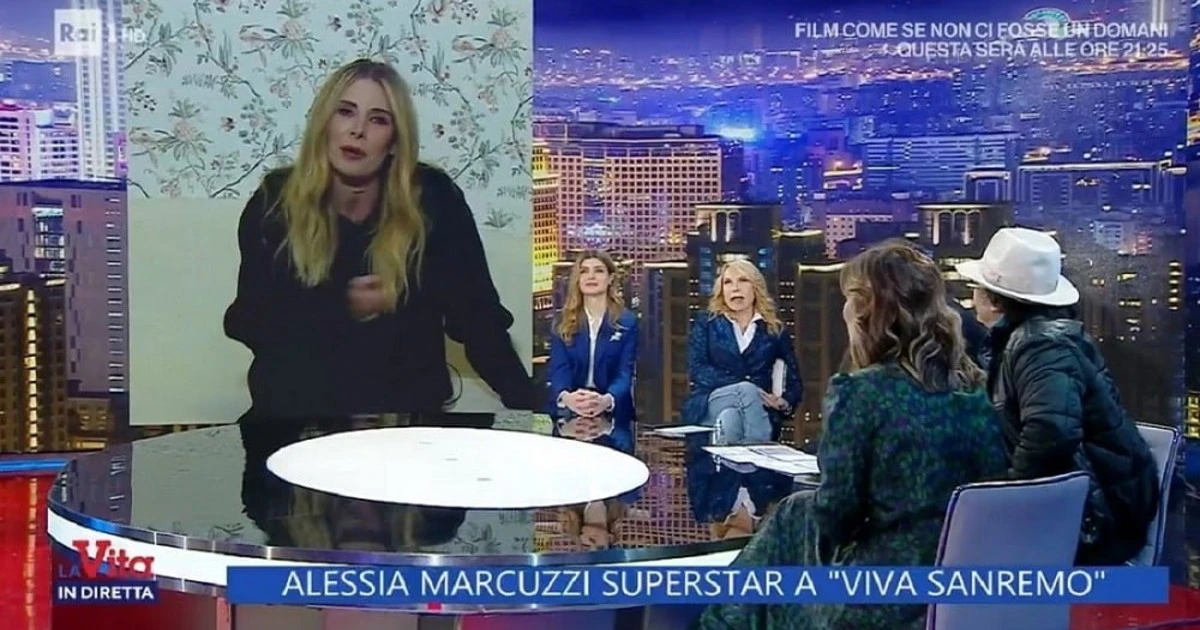 La vita in diretta, Alessia Marcuzzi: "Le lacrime scendono dopo un secondo"