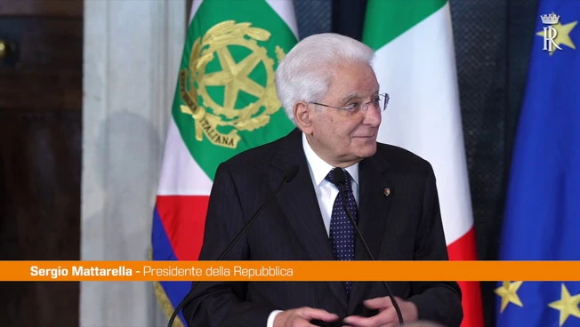 Mattarella "Contro le droghe serve uno sforzo corale del Paese"