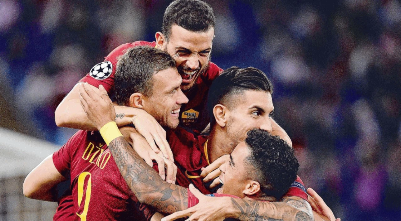 Dzeko da urlo, ne fa tre: Roma, "manita" al Plzen. Un ruggito in Champions