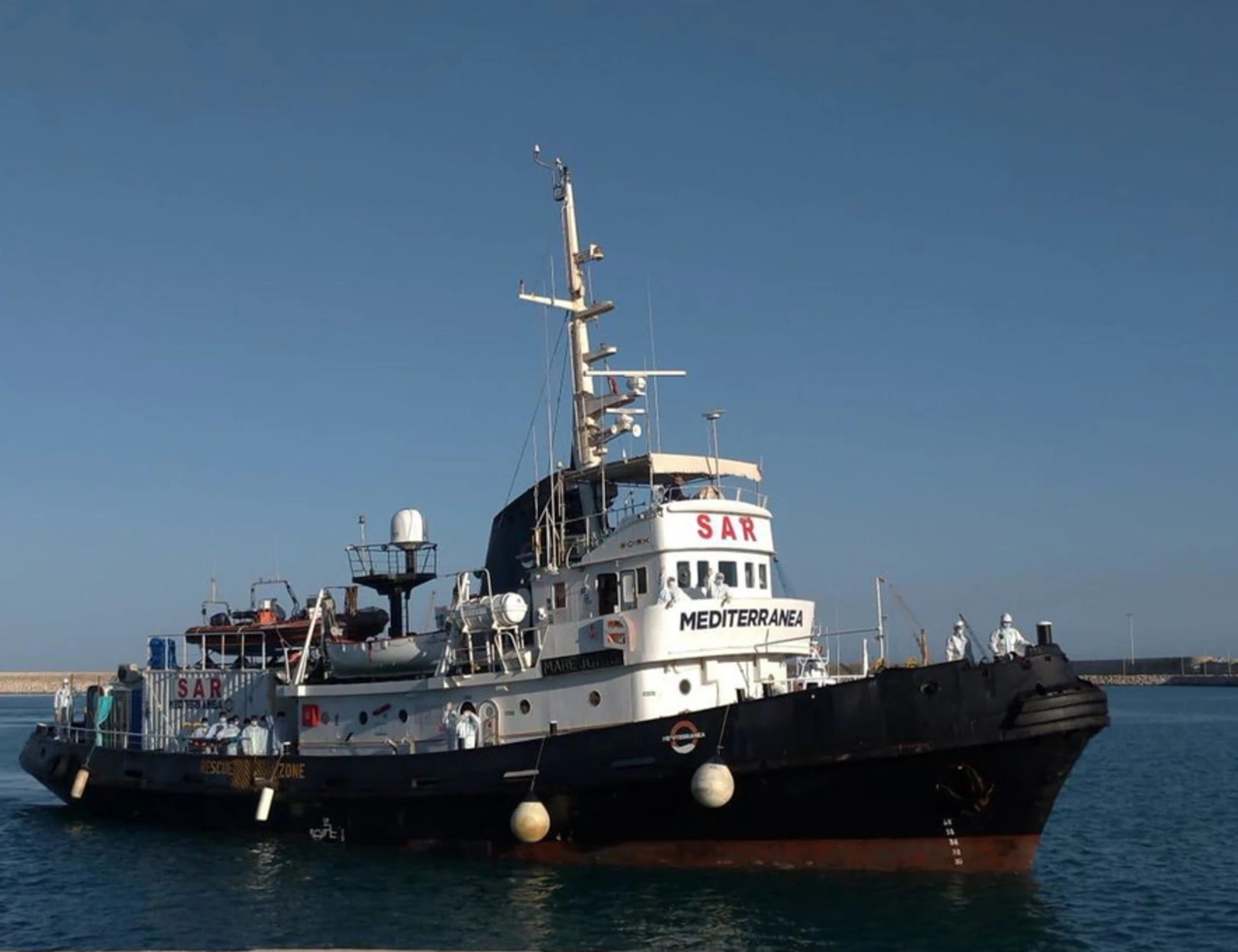Mediterranea, fermo sospeso: i giudici danno ragione alla Ong