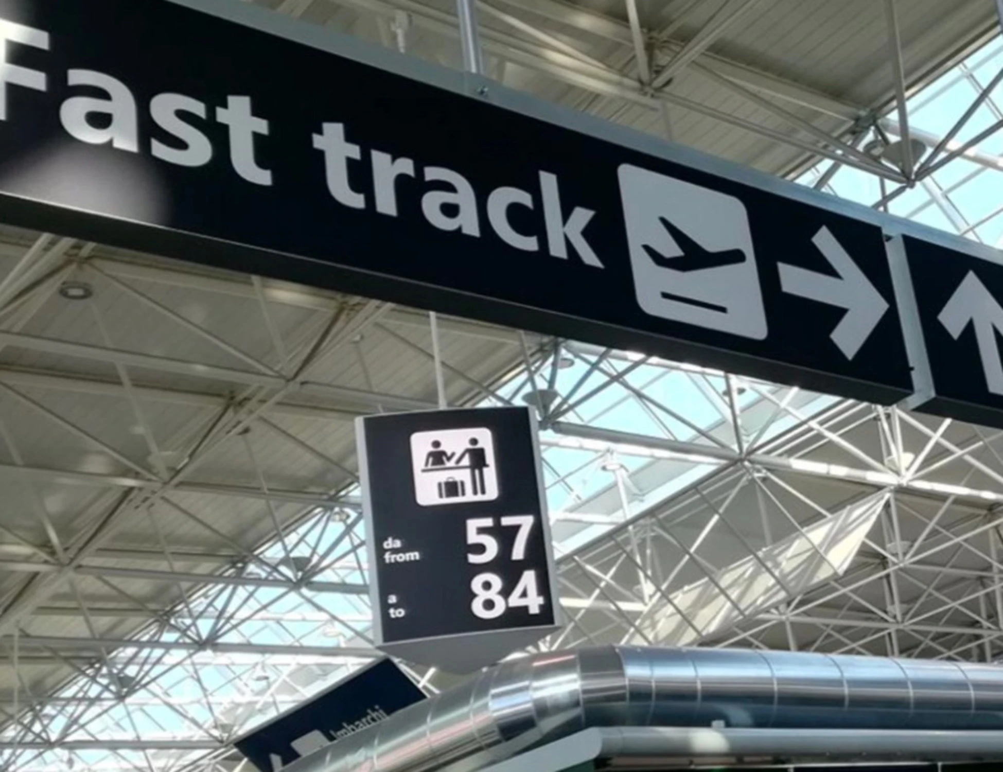 In aeroporto e sicuri di arrivare