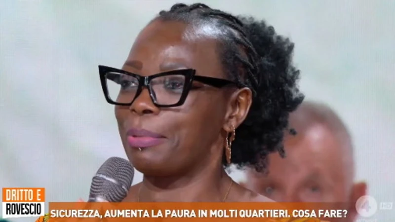 Dritto e rovescio, l'immigrata scatena il caos: "E' solo colpa degli italiani"