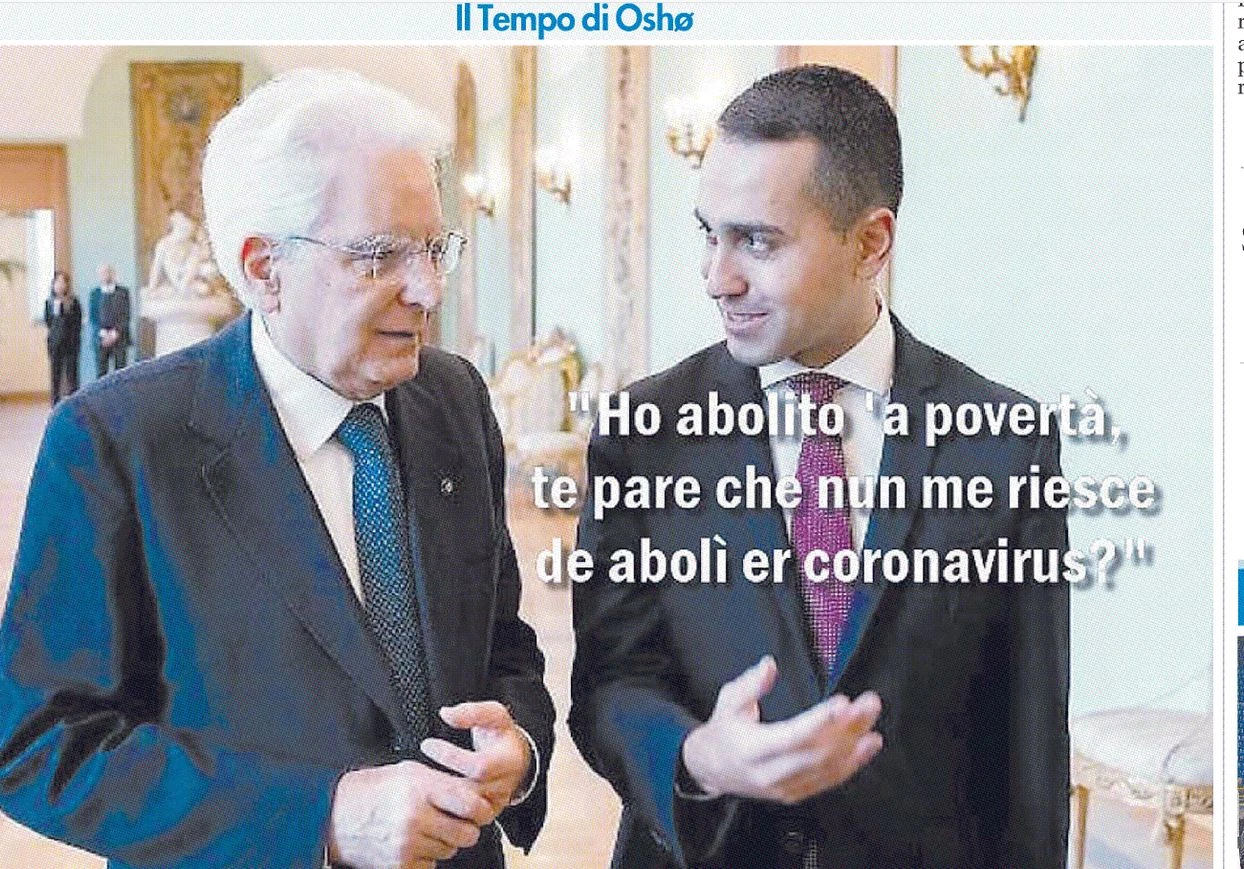 Coronavirus, Di Maio e la "frase rubata" da Osho: "Ti pare che non ci riesco?". Mattarella perplesso