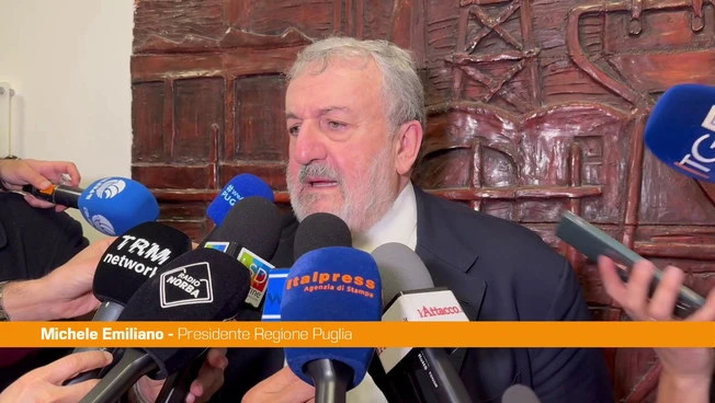 Cartellone di Capodanno in Puglia, Emiliano "Sosteniamo le nostre città"