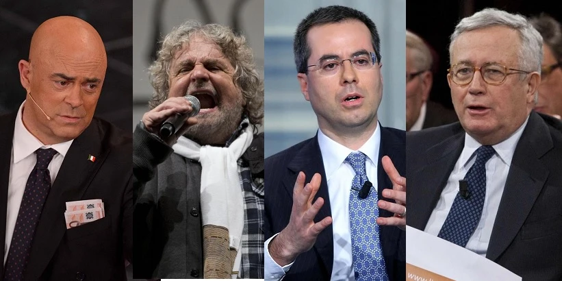 Crozza, Grillo, Colaninno, Tremonti, La Rosa: tutti in vacanza a scrocco, paga Valtur