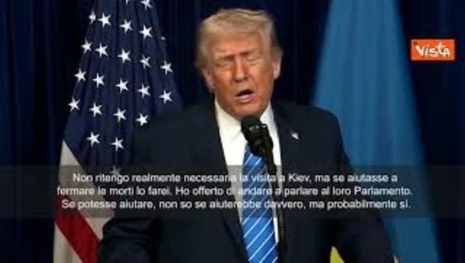 Trump: Potrei andare a Kiev, parlare al Parlamento ucraino se necessario