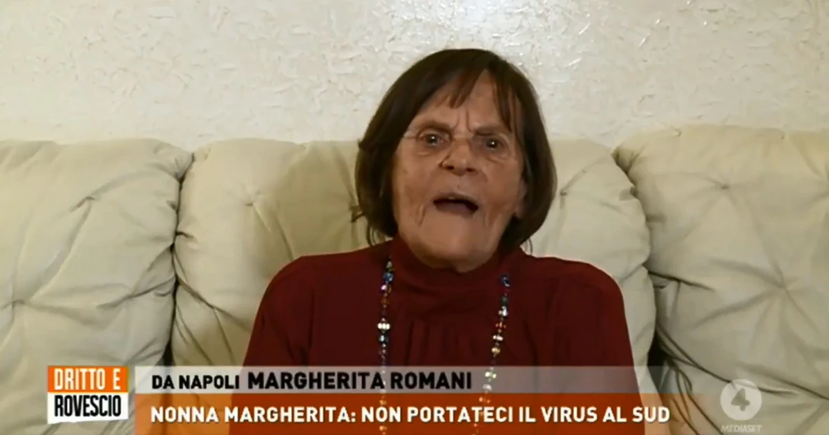 Dritto e Rovescio, la nonnina scatenata contro Giuseppe Conte: "Mi vogliono morta di virus? Non lo ammetto"