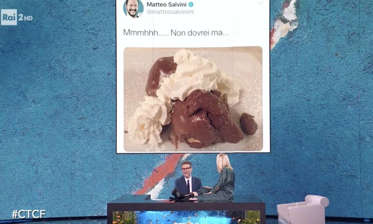 Che tempo che fa, Luciana Littizzetto da Fabio Fazio sfotte Matteo Salvini: "Più che un profiterol ricorda..."