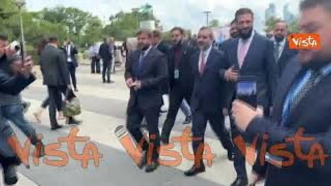 Presidente siriano Al-Sharaa esce dal Palazzo di Vetro dell'Onu a New York