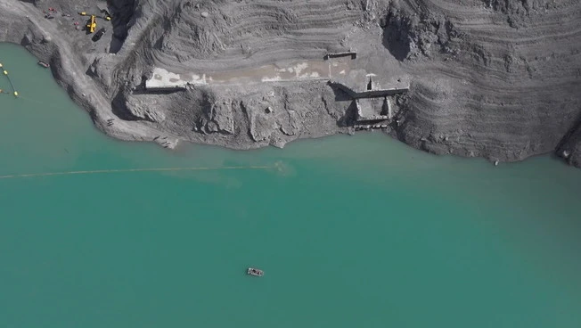 Diga di Cancano, in Valtellina A2A rimuove i sedimenti con il robot Teti