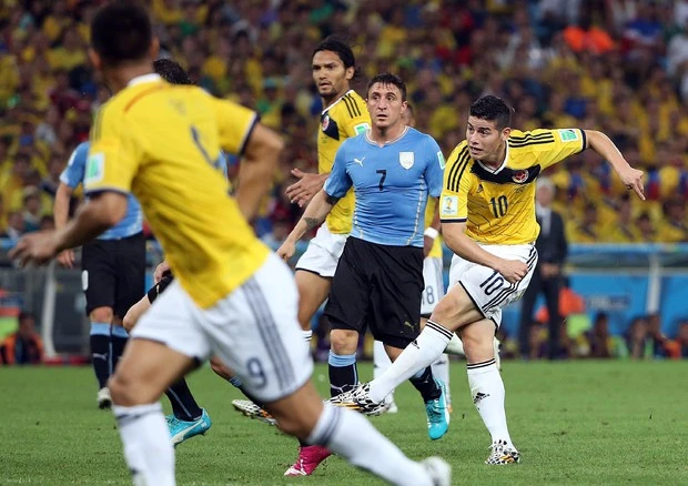 Mondiali, Uruguay-Colombia 0-2