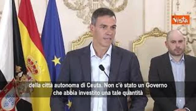 Migranti a Ceuta, Sanchez: Impiegheremo tutte le risorse dello Stato per sicurezza dei cittadini