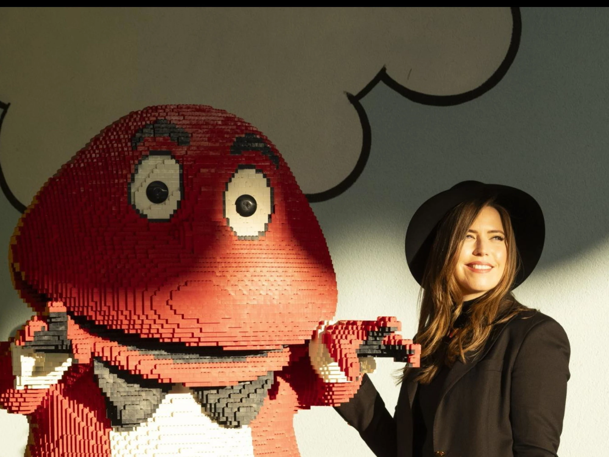 Striscia la Notizia, il Gabibbo in versione Lego. E Vittoria Ricci...