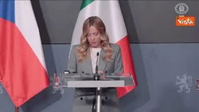 Leggi l'articolo: Meloni a Praga: Con Babis d'accordo su migranti. Ue deve avere ruolo in crisi internazionali