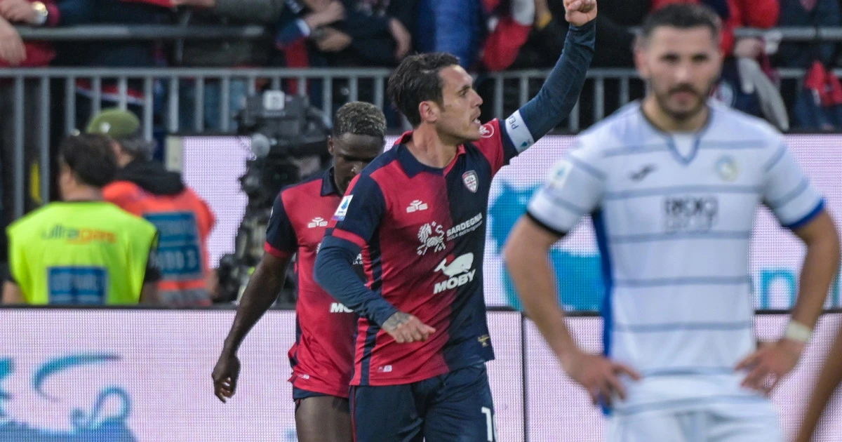 Colpaccio del Cagliari, ribaltata 2-1 l'Atalanta nel finale