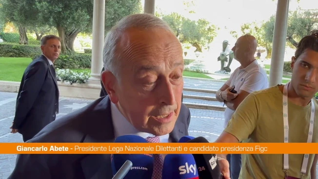 Elezioni Figc, Abete "Non assumersi responsabilità non fa bene al calcio"