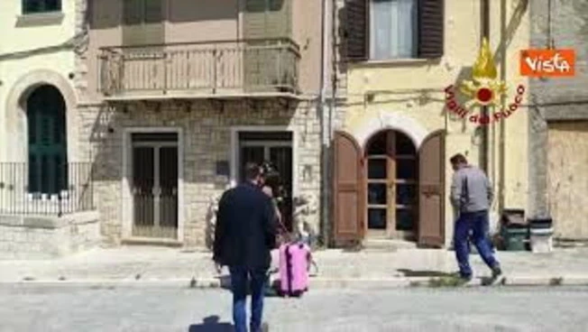 Nuova frana in Molise, evacuate 50 persone a Salcito dai Vigili del fuoco