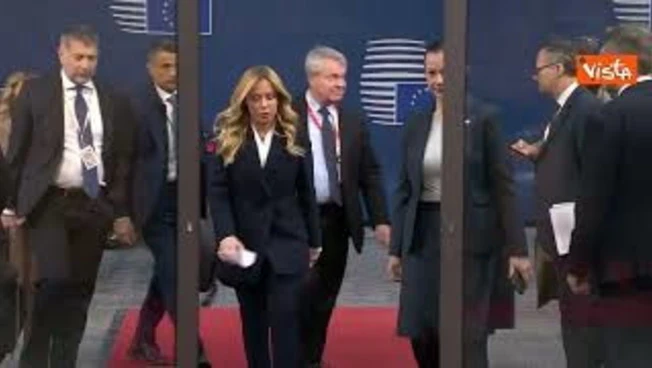 Consiglio Ue, Giorgia Meloni arriva a Bruxelles per il vertice